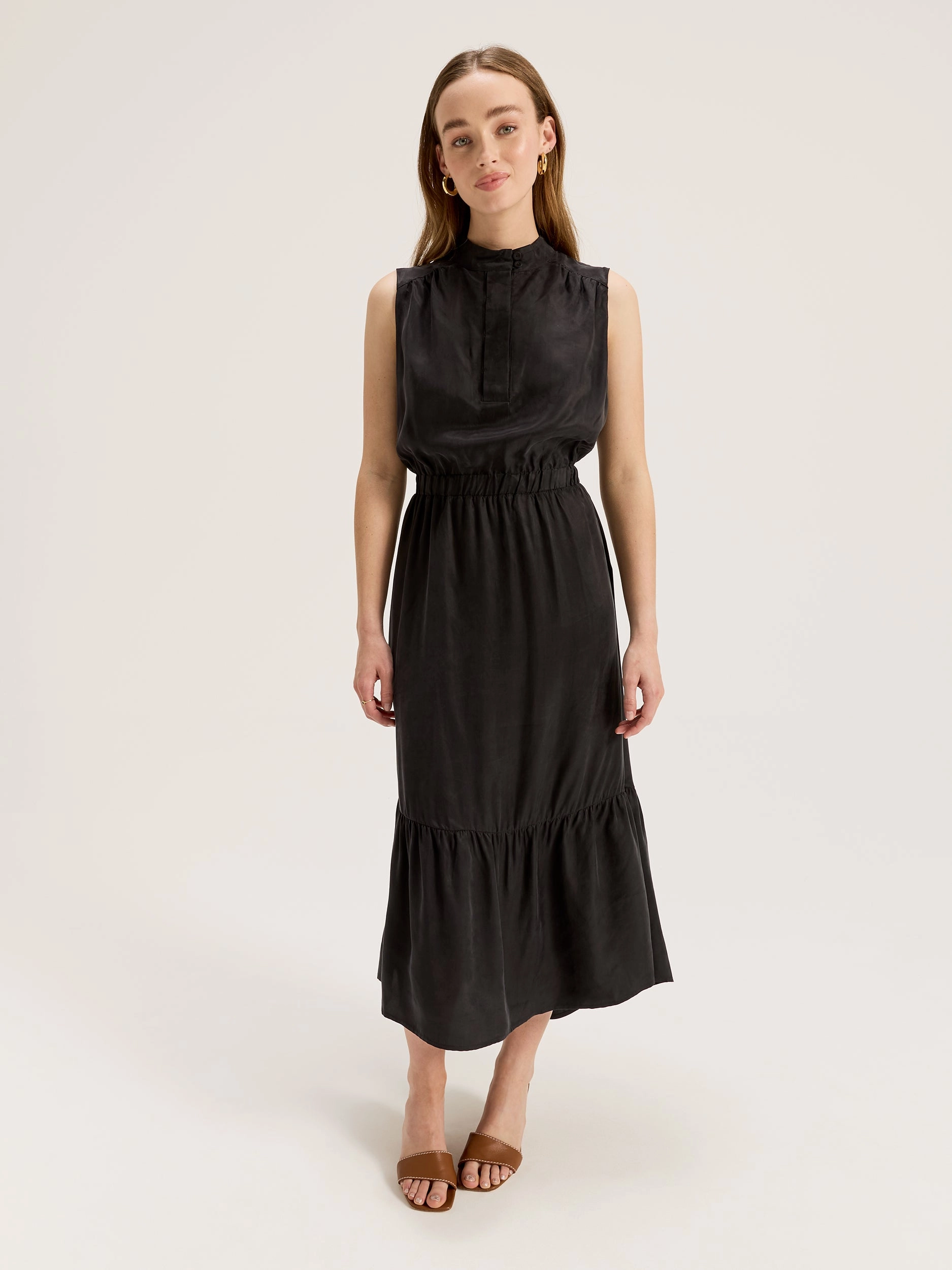 Stretchable Holiday-Party Rally Maxi Dress