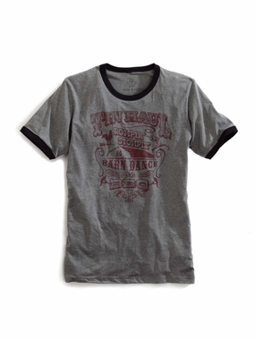 Tin Haul Unisex Rompin Stompin Barn Dance Grey 100% Cotton S/S T-Shirt Stylish Appearance