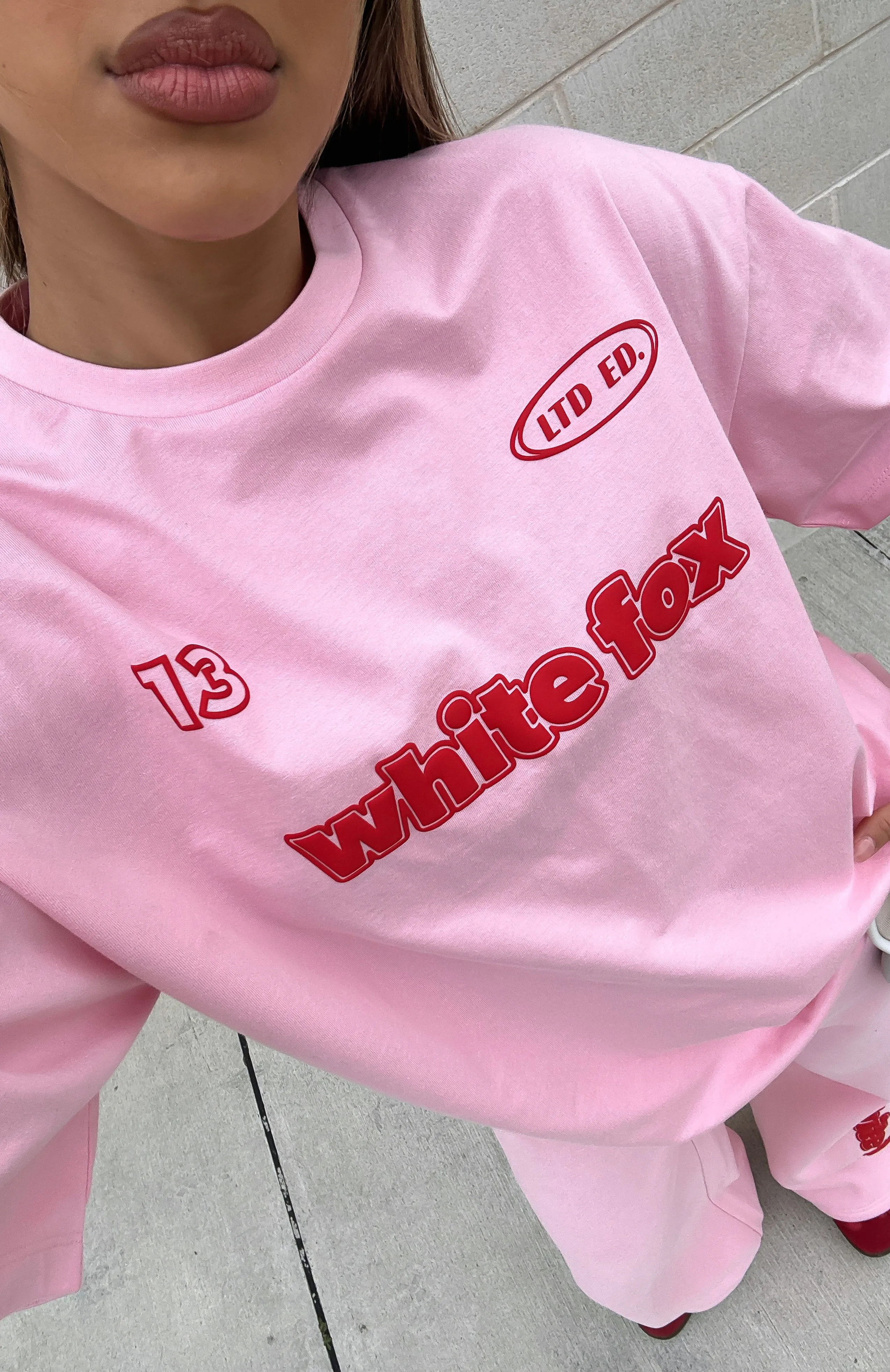 Clean Aesthetic Minimal Warmth Ready To Go Oversized Tee Pink
