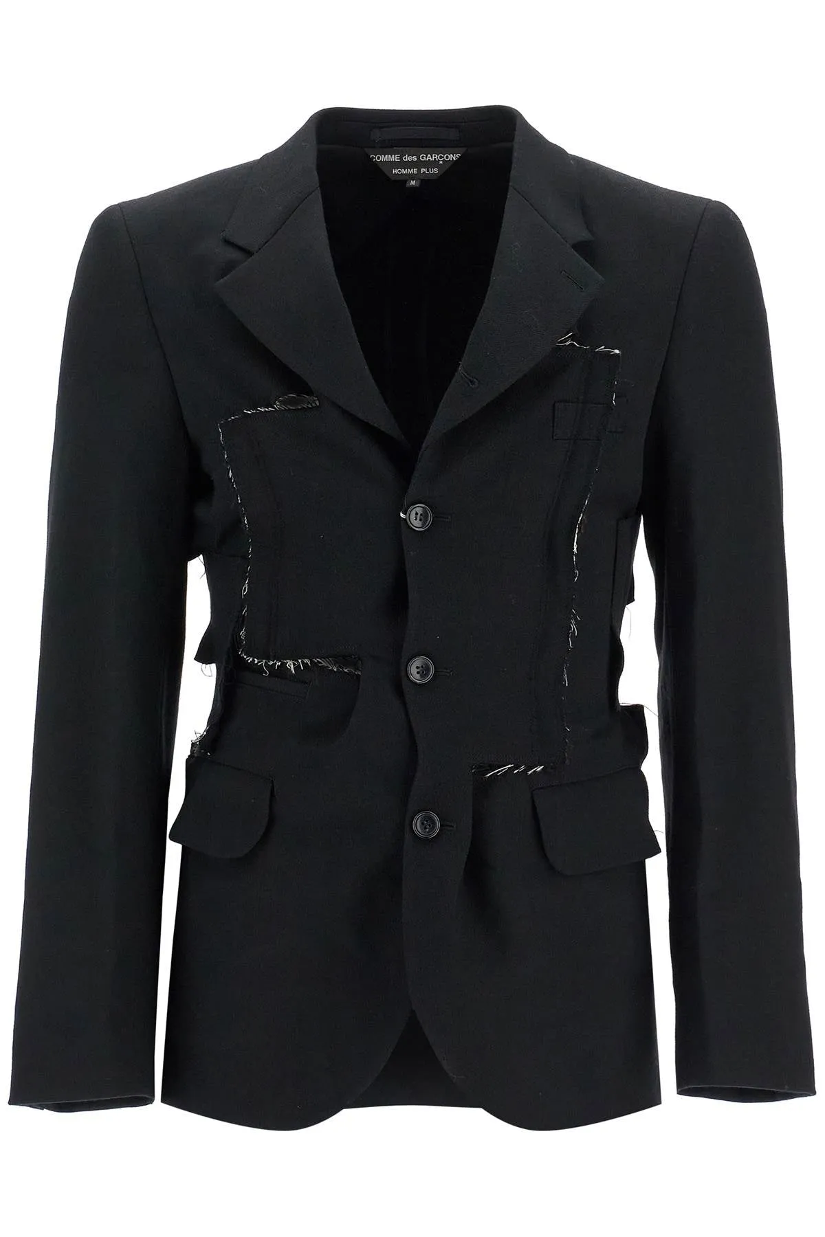 reconstructed effect jacket PN J012 BLACK