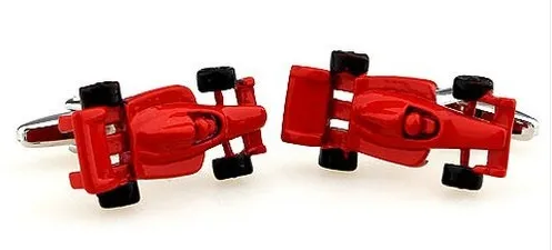 Red Racing Car Cufflinks