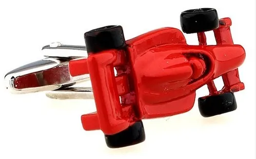 Red Racing Car Cufflinks