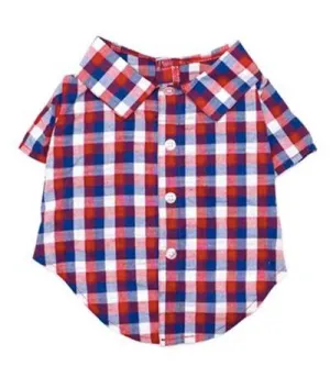 Red/White/Blue Check Shirt
