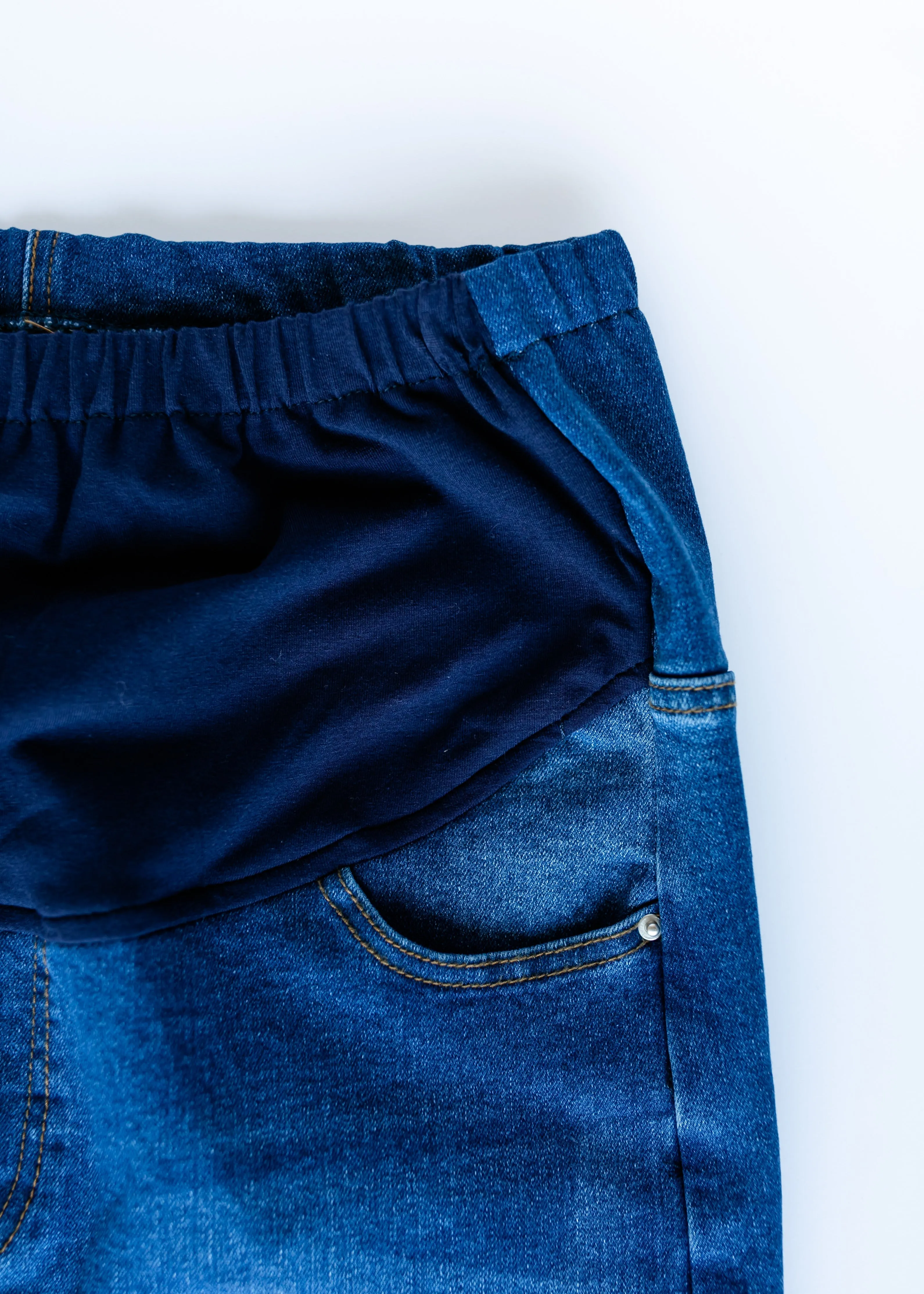 Reece Maternity Long Denim Skirt - FINAL SALE
