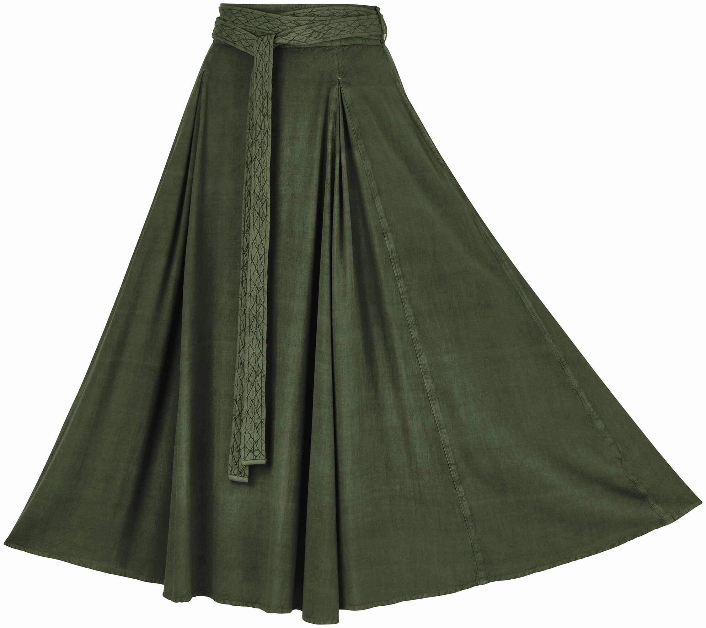 Runway Inspired Simple Comfort Demeter Skirt Limited Edition Moss Green