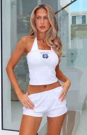 Buy Your Own Flowers Strapless Top Grey Marle Comfy Layer TaglessNecklineComfort