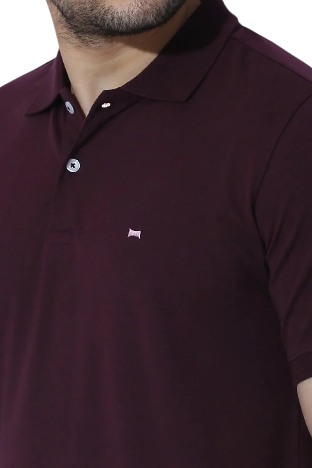 Regular Fit Cotton Solid Polo T-Shirts