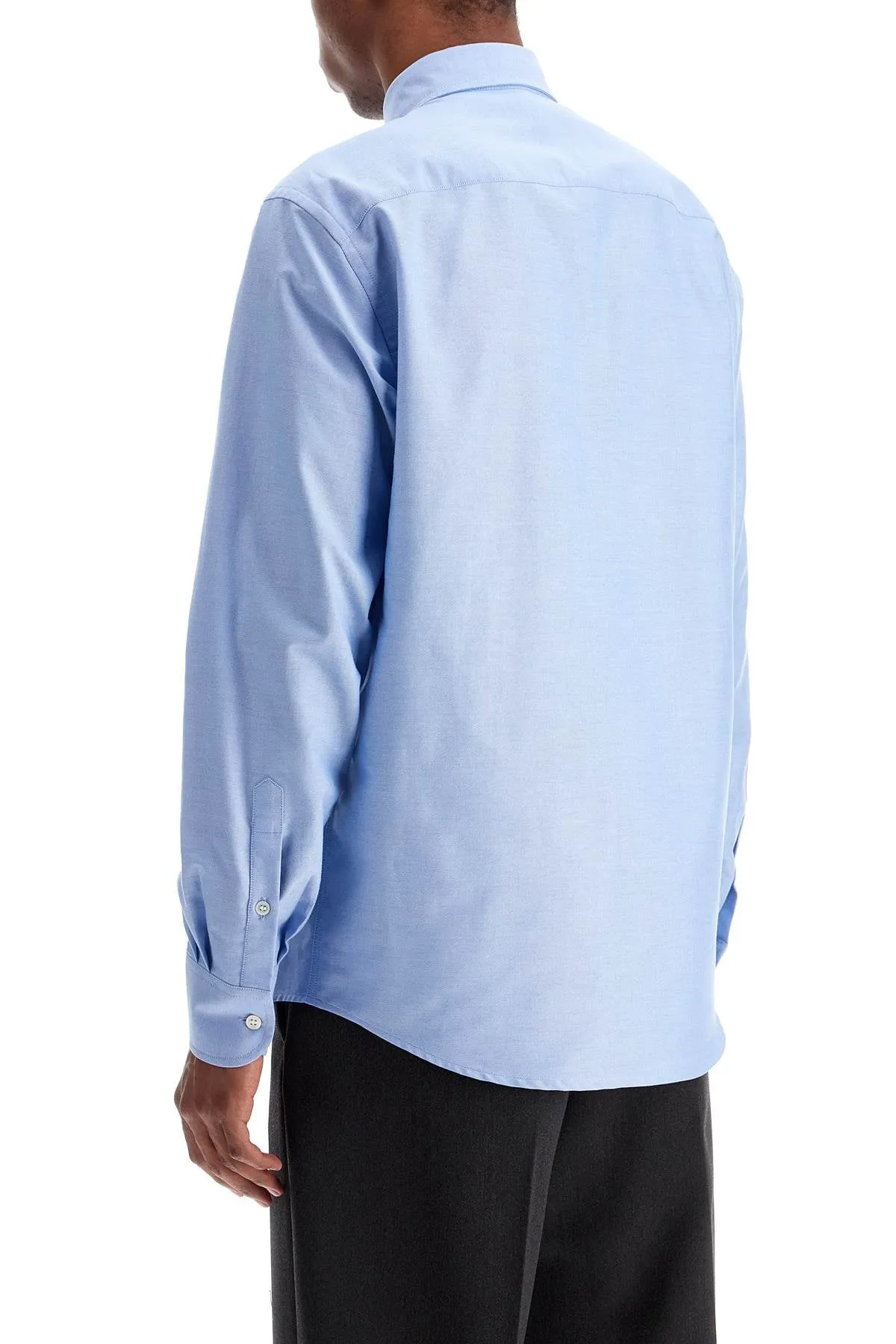 regular fit shirt with pocket 6V3ABQ35AL2 CELESTE
