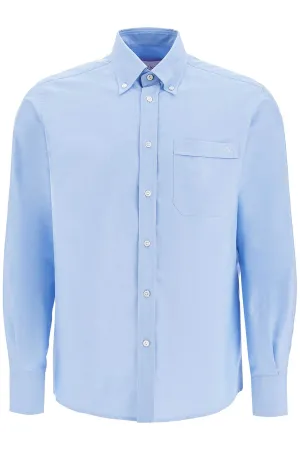 regular fit shirt with pocket 6V3ABQ35AL2 CELESTE