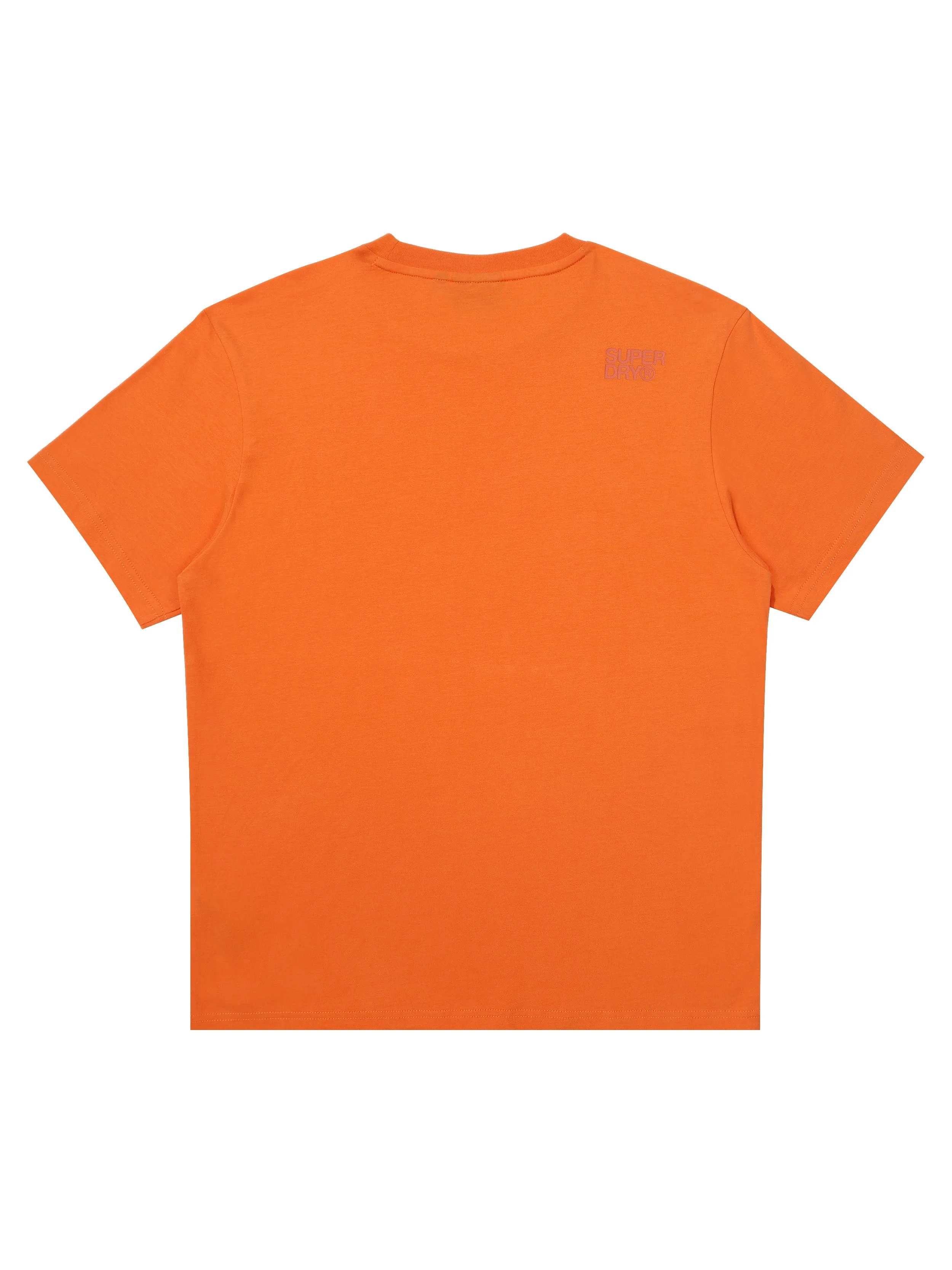 Regular Fit Vintage Big Logo Half T-Shirts - Orange