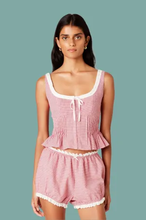 Yarn Dyed Fabric UltraSoft Lining Lemon Top