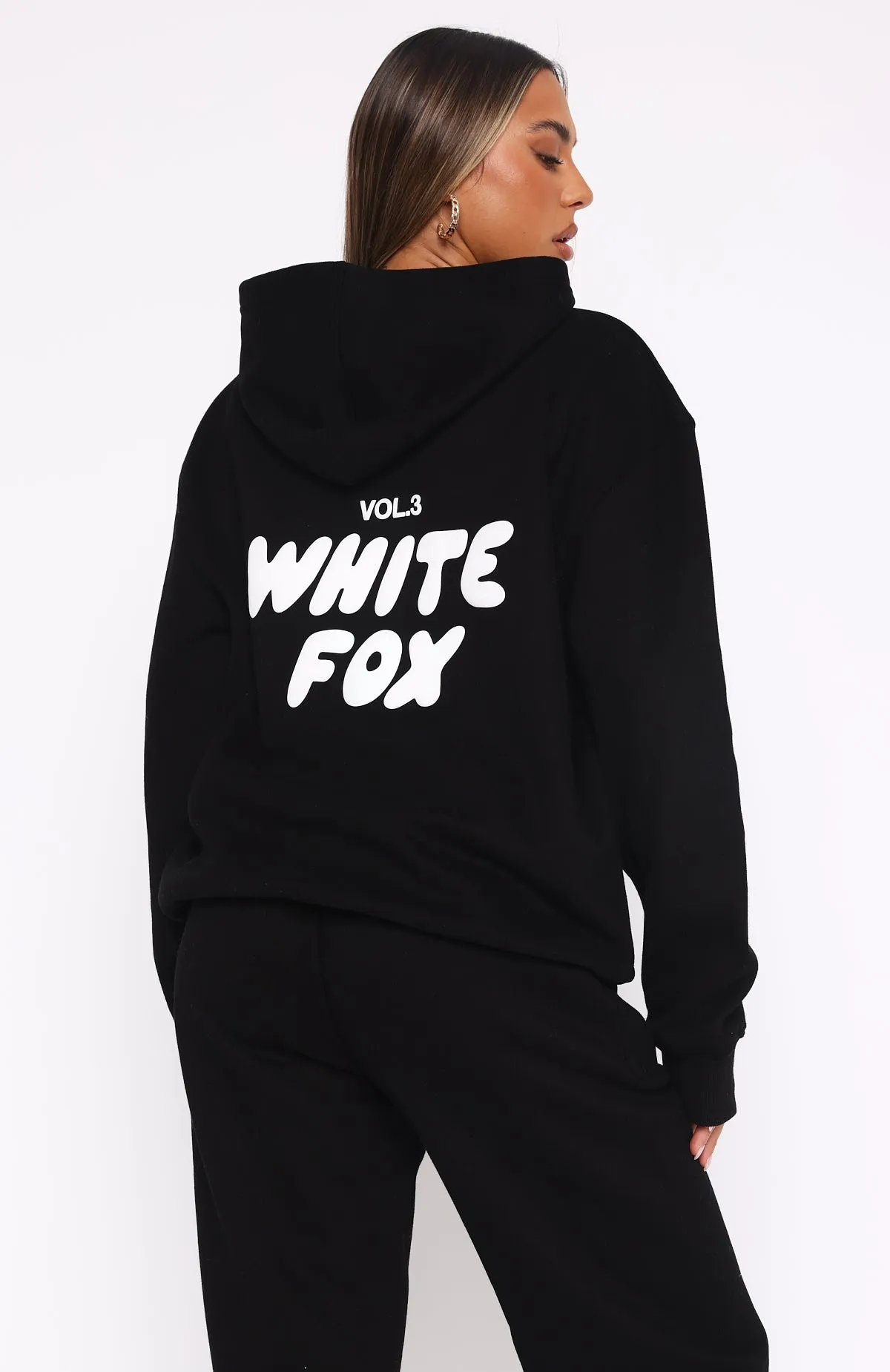 Textured Fabric FourWay Stretch Fabric Offstage Hoodie Monochrome