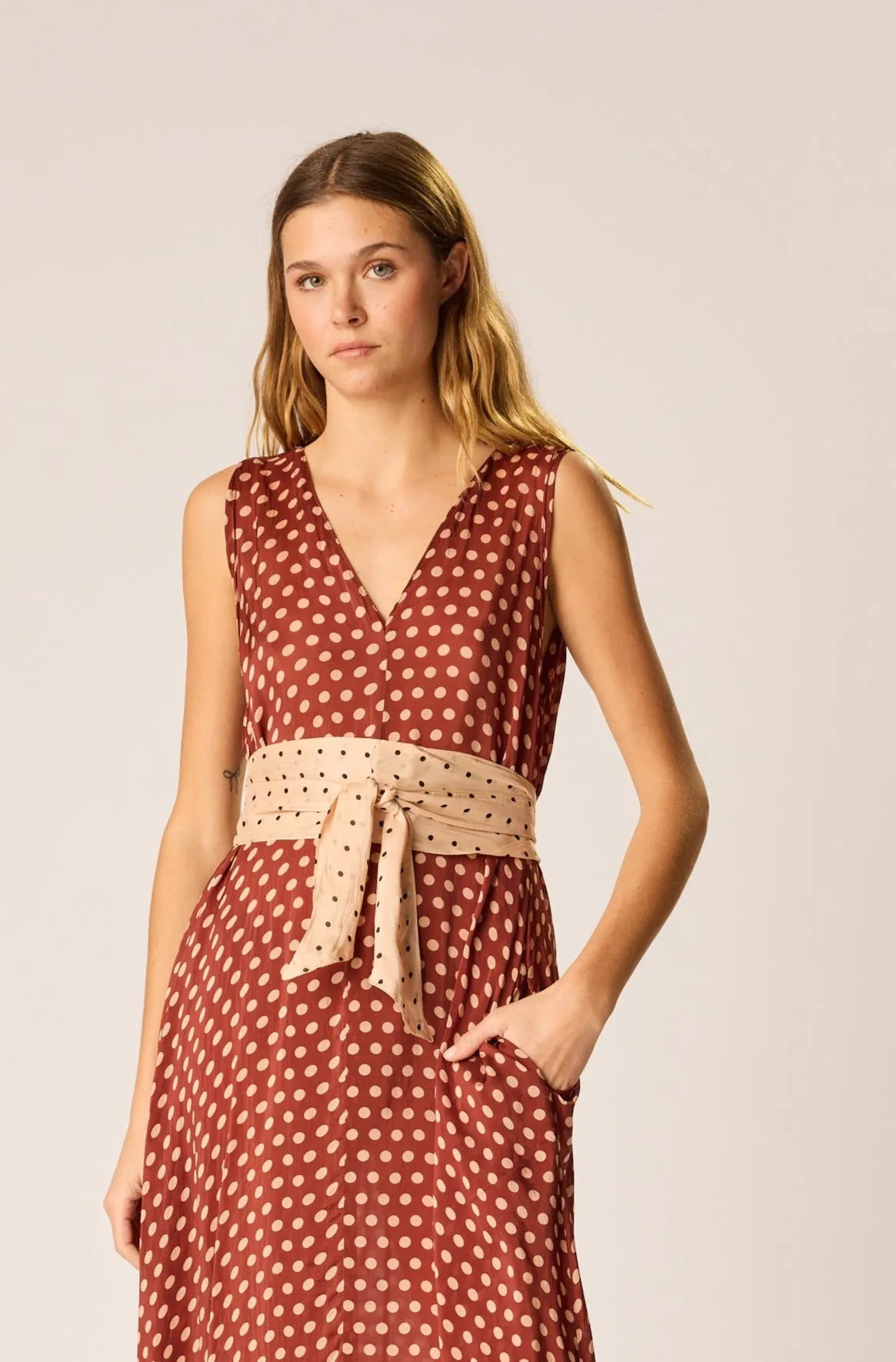 SASH BELT ThermalRegulating Fabric Flexible Knit Blend