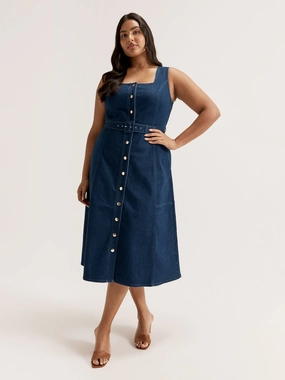 Fresh Motion Jagger Denim Dress
