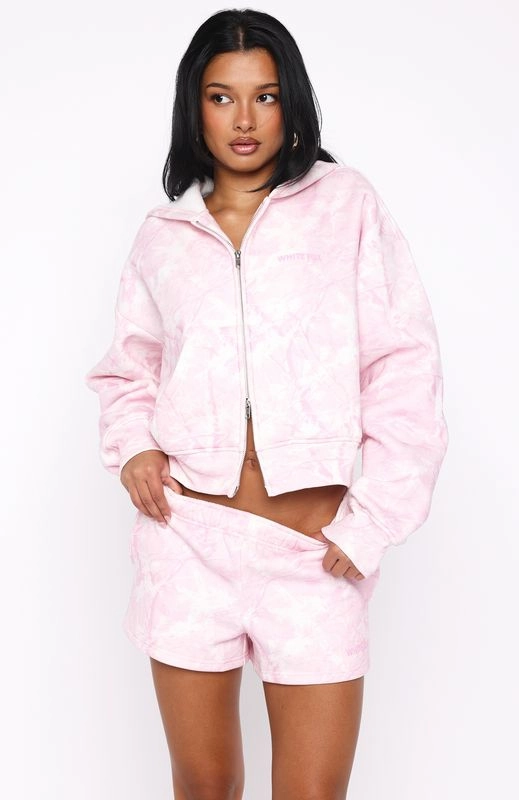 Hiding Away Lounge Shorts Pink Camo Durable Blend AntiStatic Coating