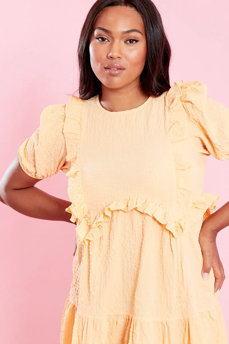 FlexibleCuff ConvertibleSleeves Marnie Smock Dress - Curve