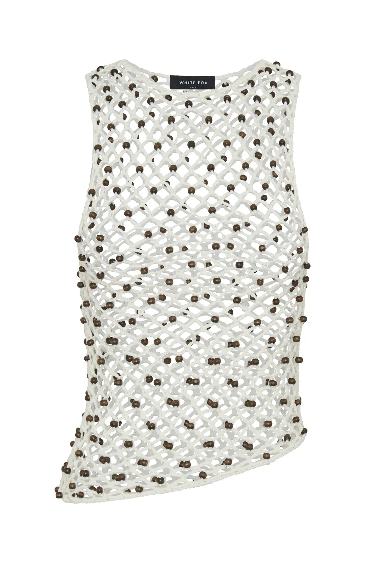 Rely On Me Crochet Top Off White TemperatureRegulating Fabric