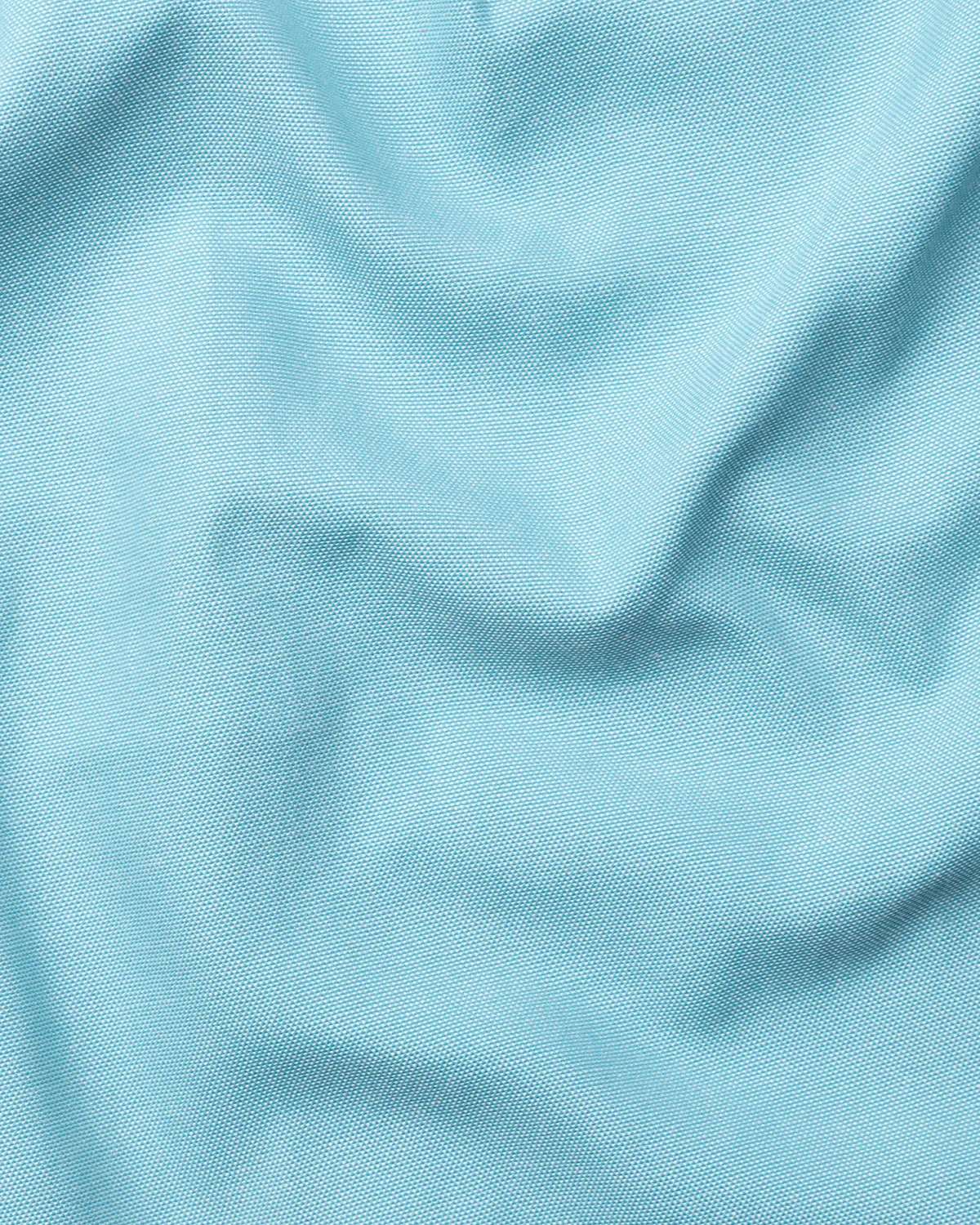 Renato Privilege Turquoise Blue Plain Oxford Cotton Shirt
