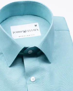 Renato Privilege Turquoise Blue Plain Oxford Cotton Shirt