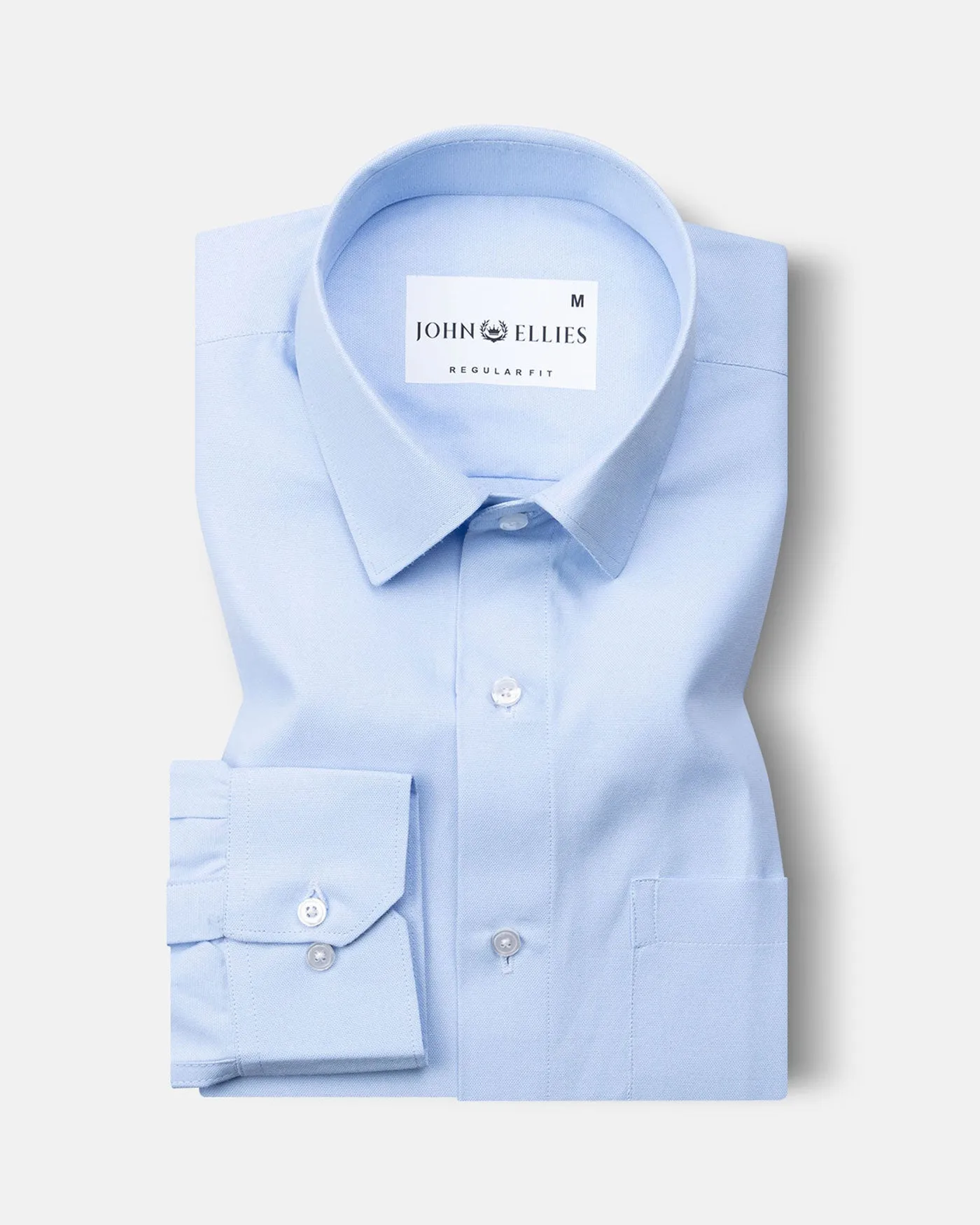 Renato Privilege Zerua Sky Plain Oxford Cotton Shirt