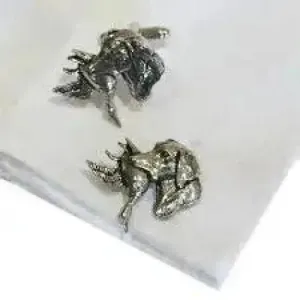 Retriever carrying Duck Cufflinks