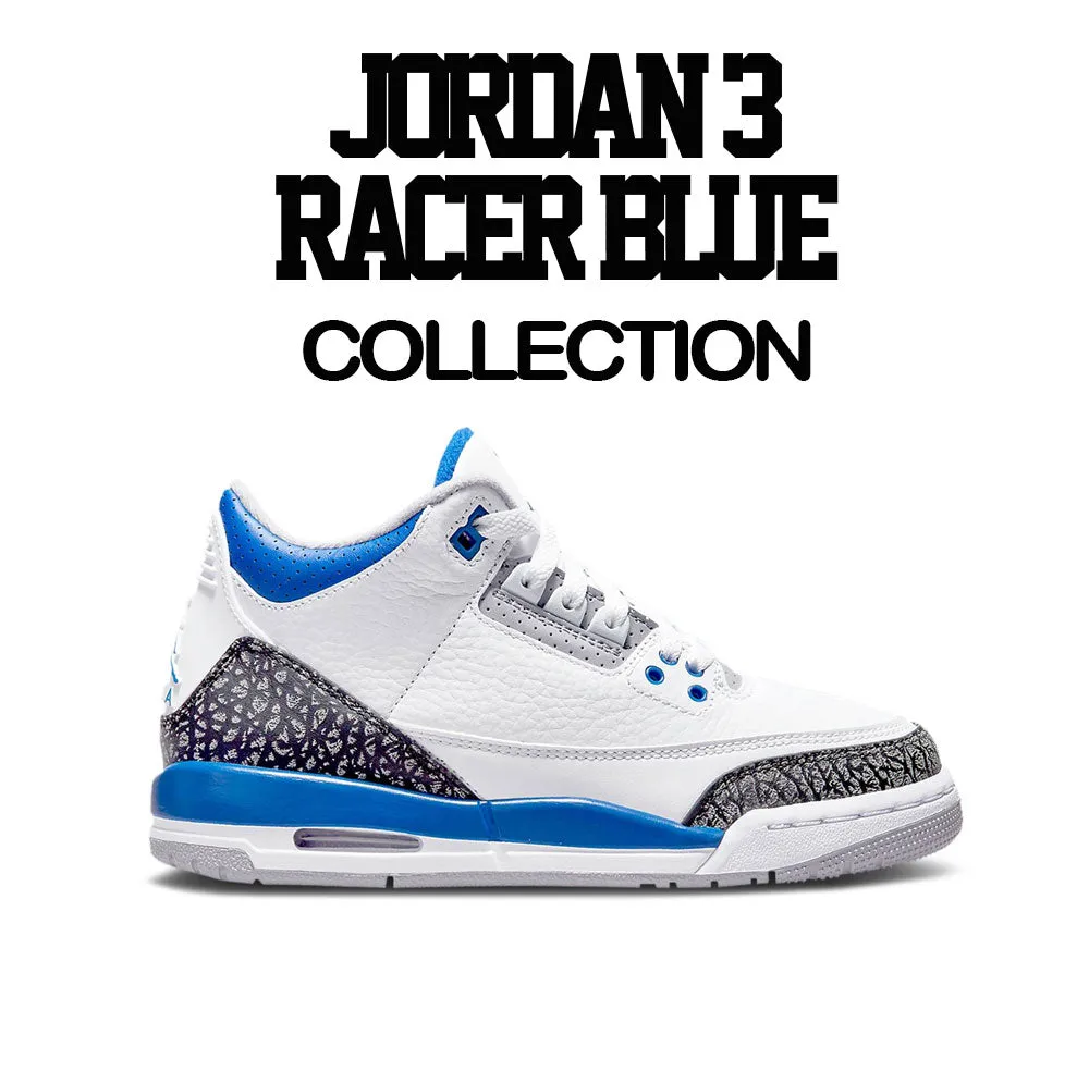Retro 3 Racer Blue Checkered Shirt