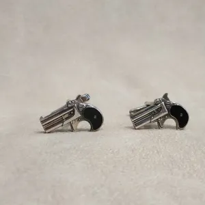 Revolver Pistol Cufflinks