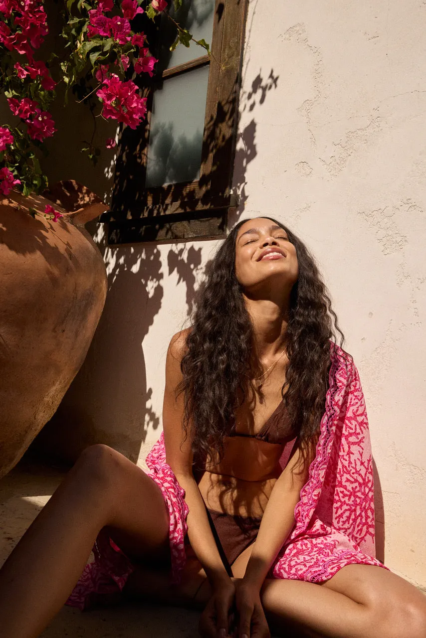 Sun Protection Fabric PAREO - NM HERITAGE BATIK EMBROIDERED