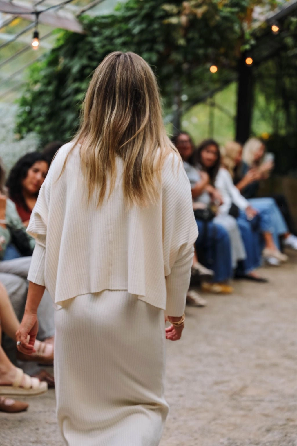 Halter-Neck Timeless Beauty Ribbed Sweater Dress