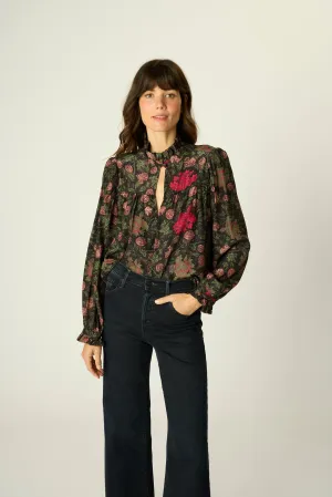 Adjustable Collar System BreathableMeshPanel GEORGIA TOP