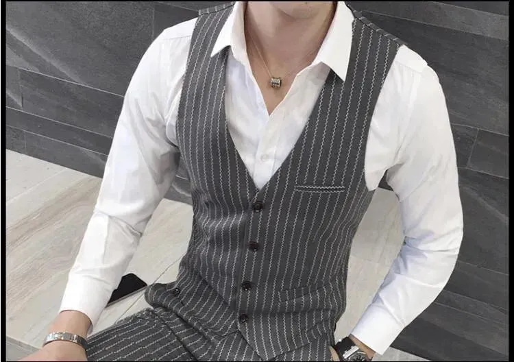 Richardson Three Piece Striped Suit
