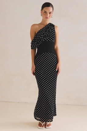 Rochelle Maxi Dress (Black) Modern Soft