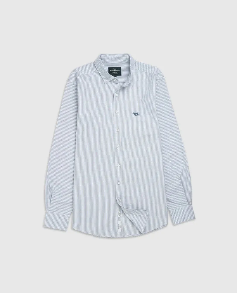 Rodd & Gunn - Gunn Oxford Shirt - Stripe - Horizon