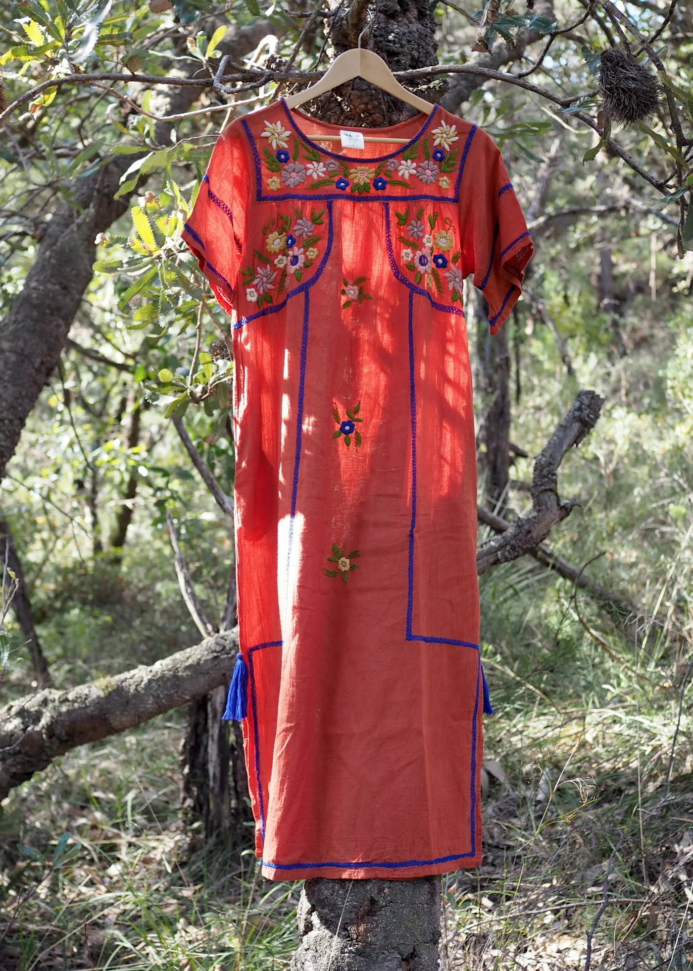 Romina Maxi Dress in Rust