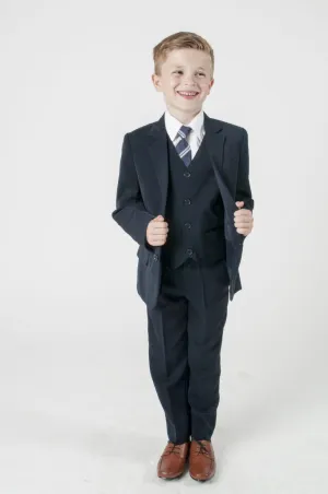 Ronnie - Navy Blue 5 Piece Suit