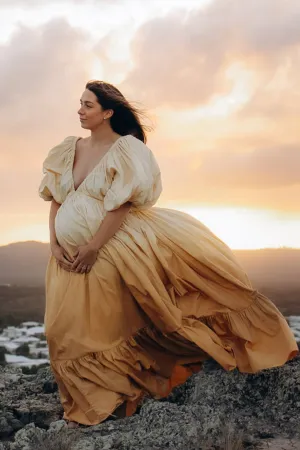 Rooh Collective Birthday Gown - Sun Ombre