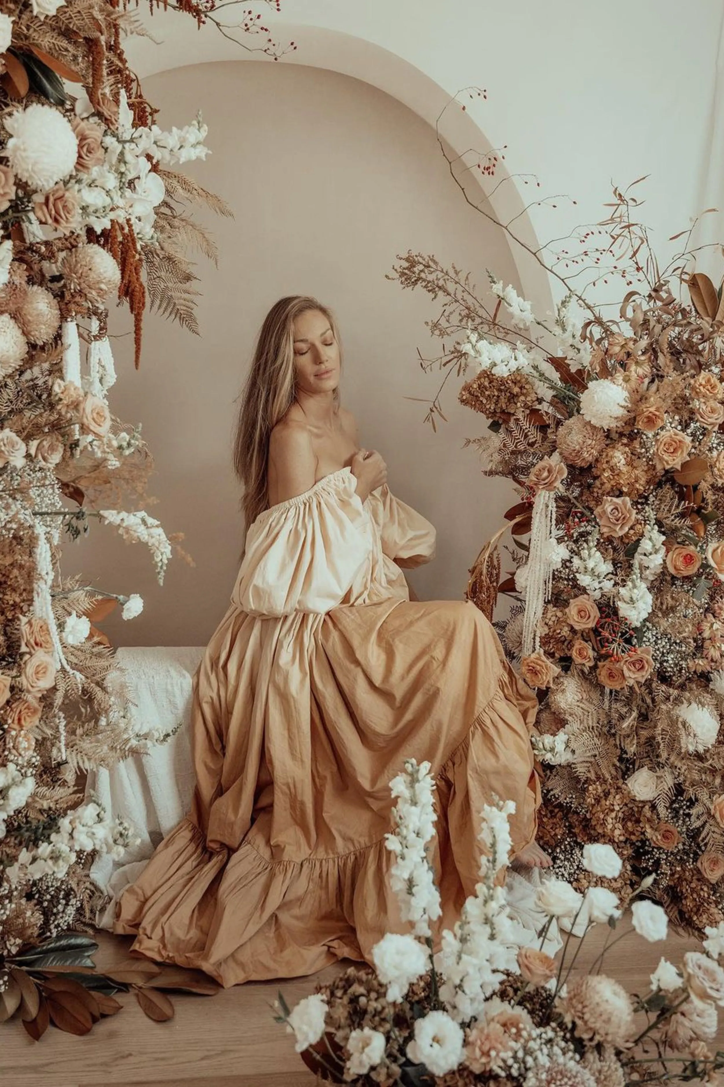 Rooh Collective Birthday Gown - Sun Ombre
