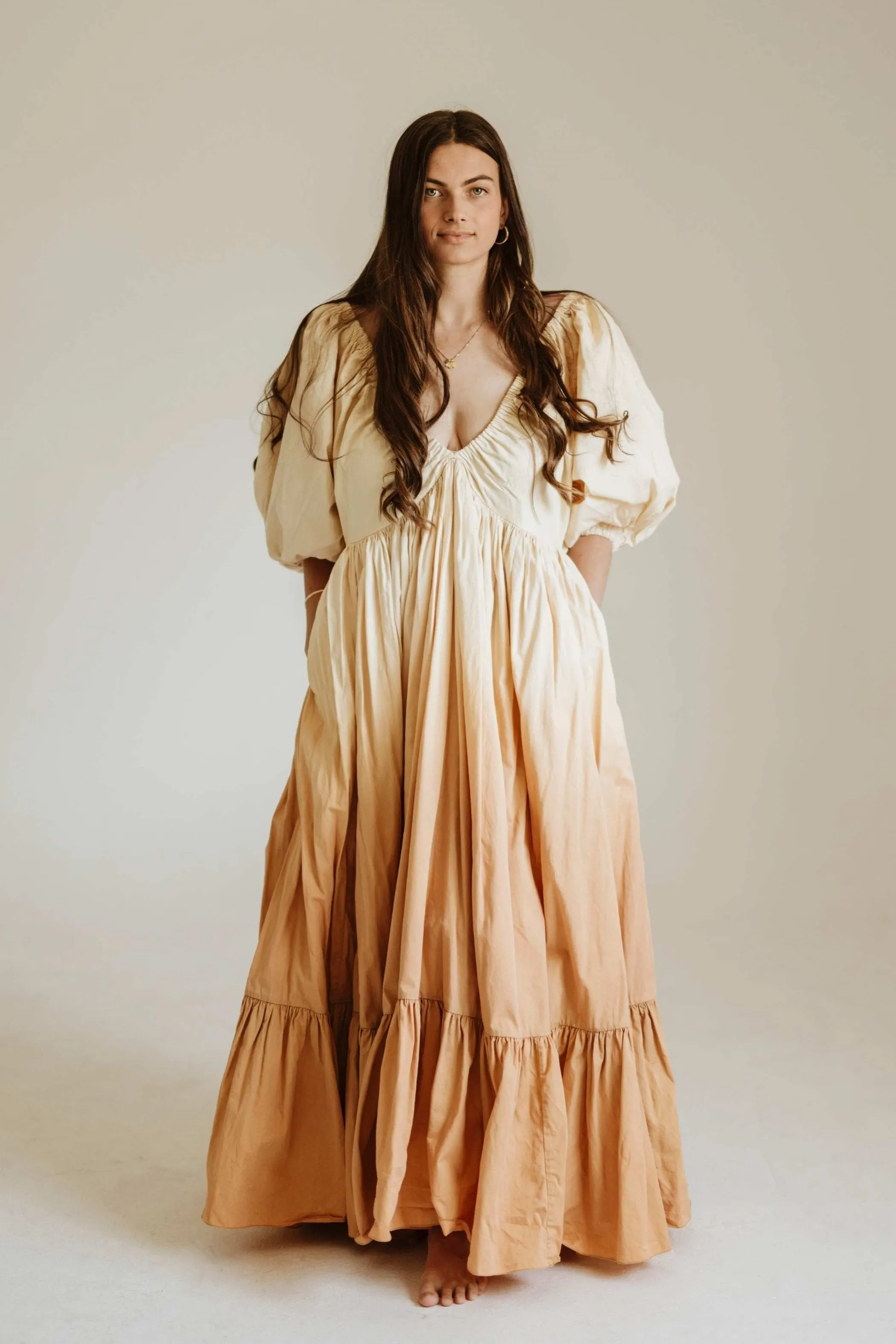 Rooh Collective Birthday Gown - Sun Ombre