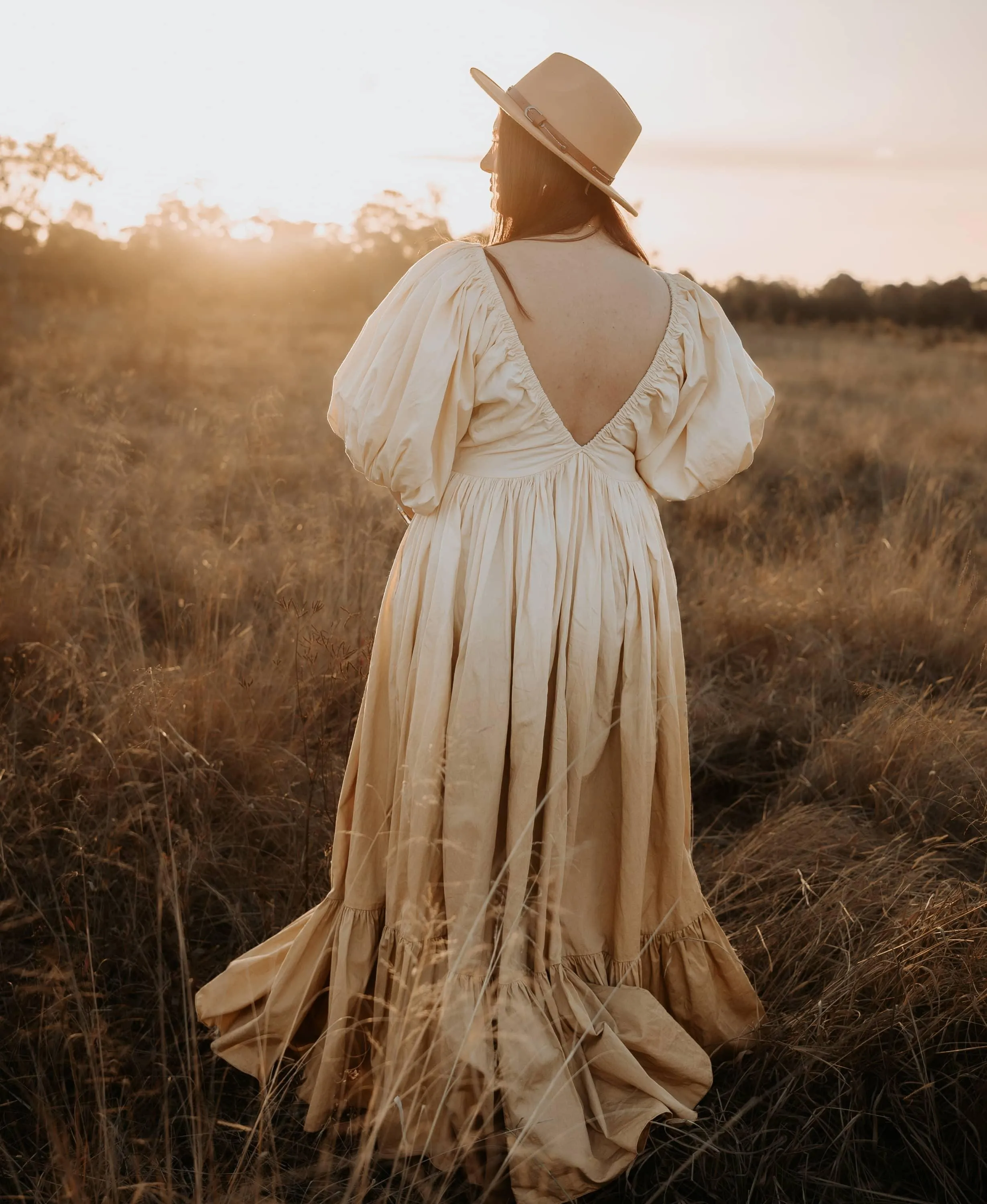 Rooh Collective Birthday Gown - Sun Ombre