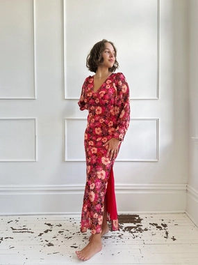 Soft Glide Rose Bias Maxi Dress