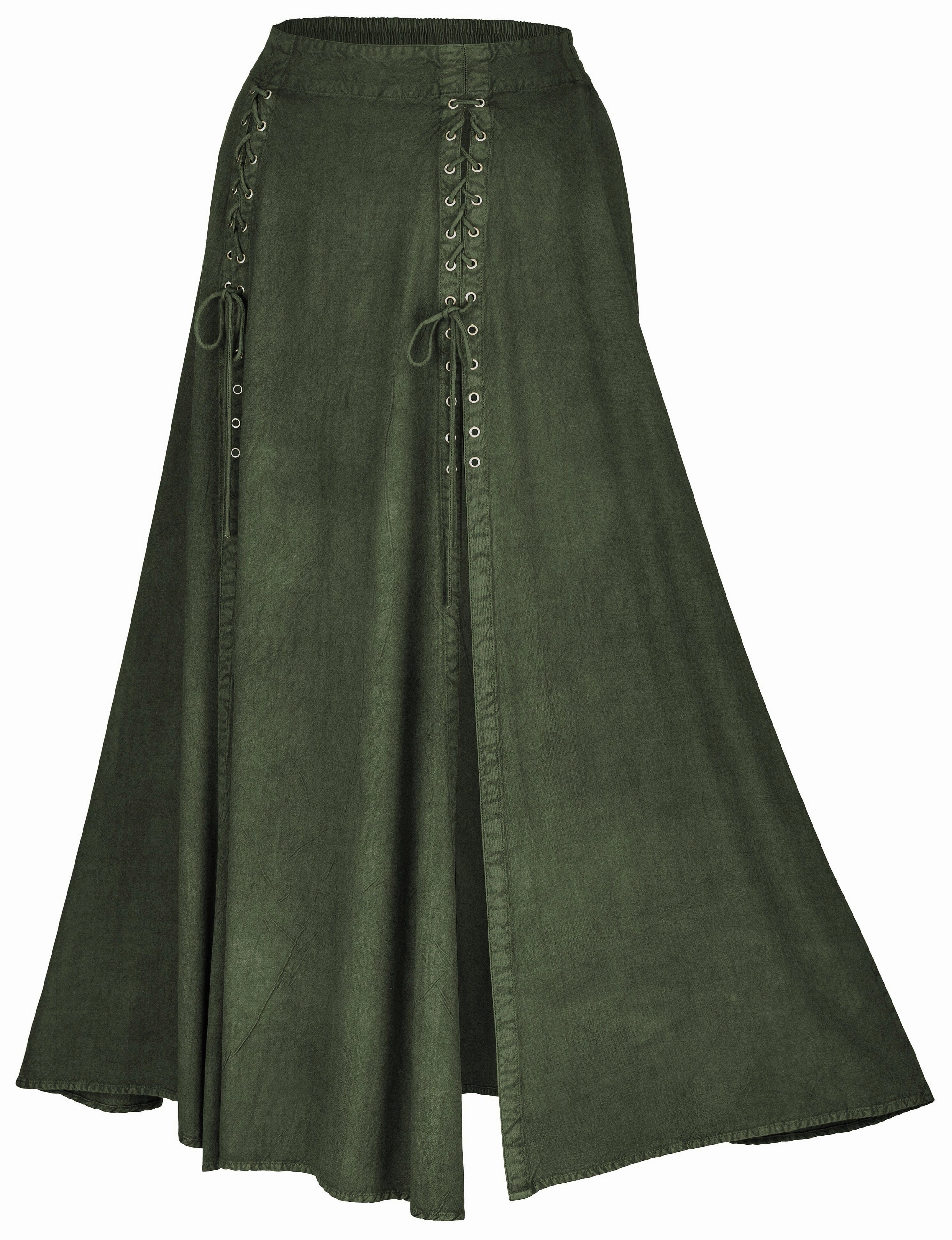 Essential Style Pocket Design Rowan Maxi Overskirt Limited Edition Moss Green