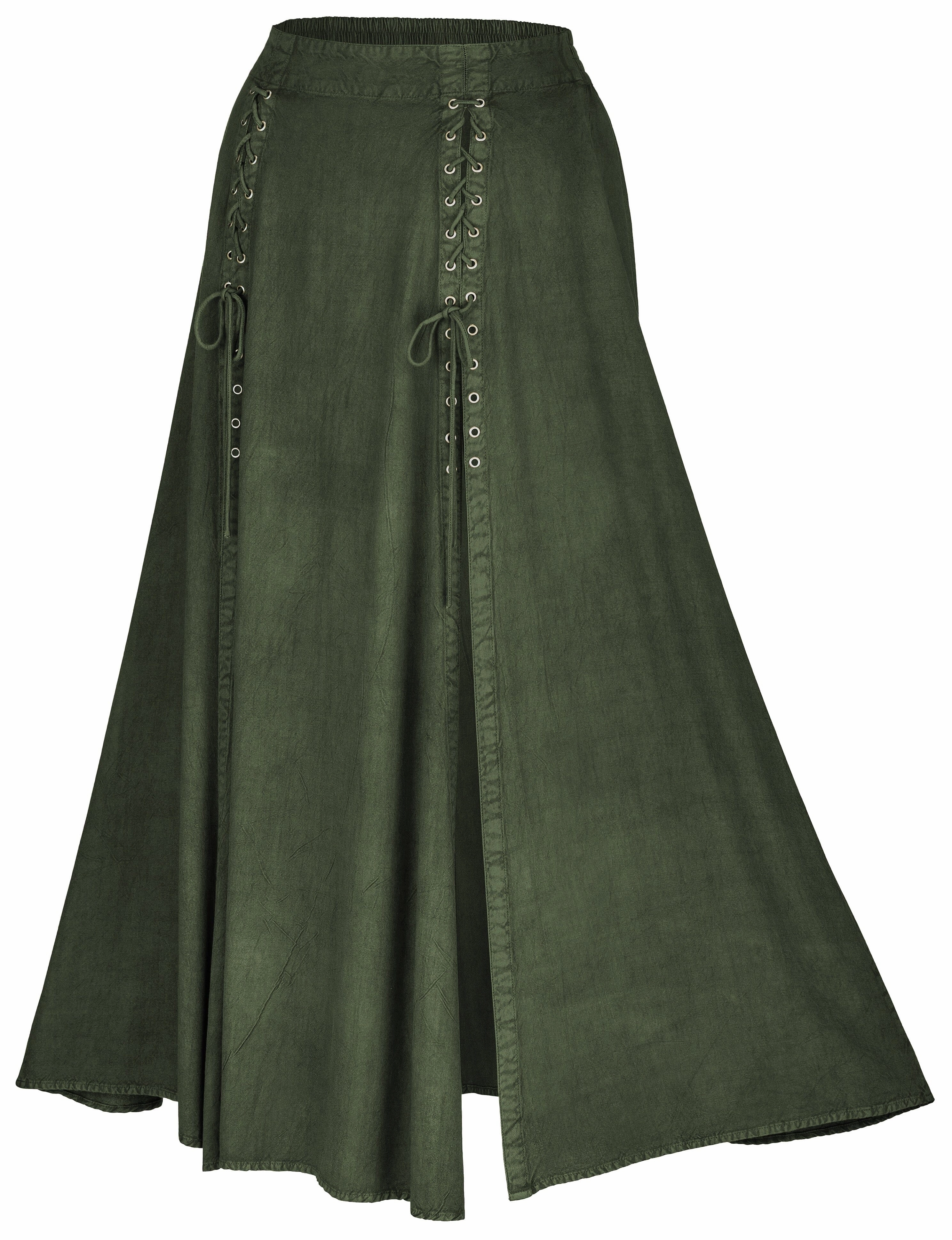 Light Wear Smart Edge Rowan Maxi Overskirt Limited Edition Moss Green