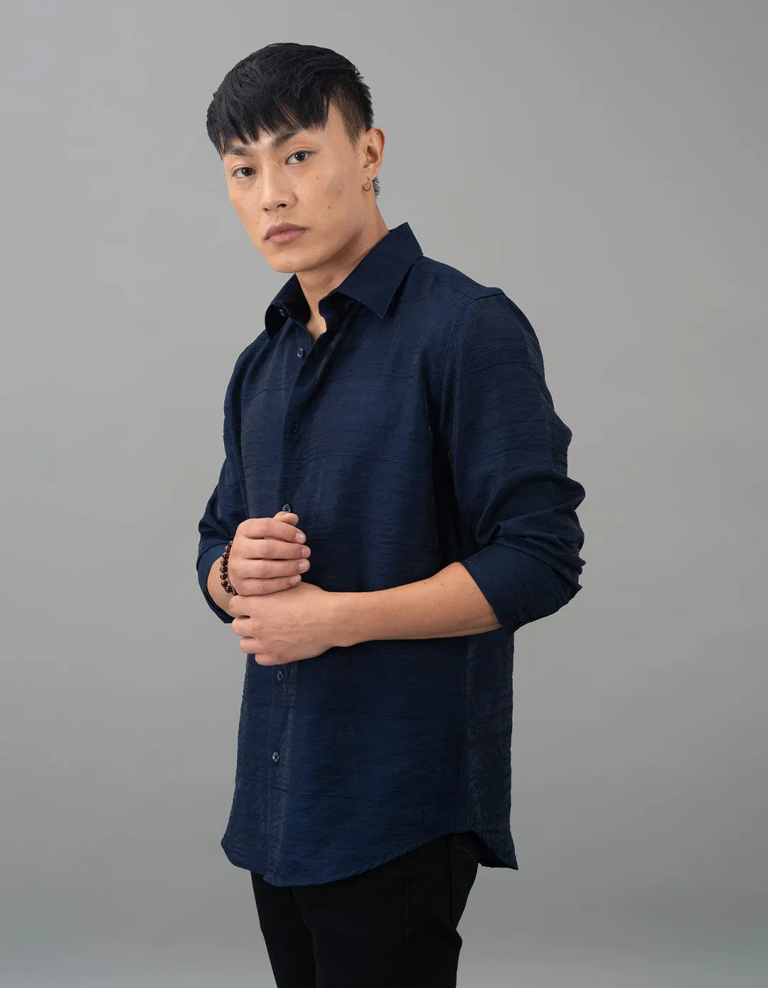 Royal Blue Full Sleeve Solid Shirt
