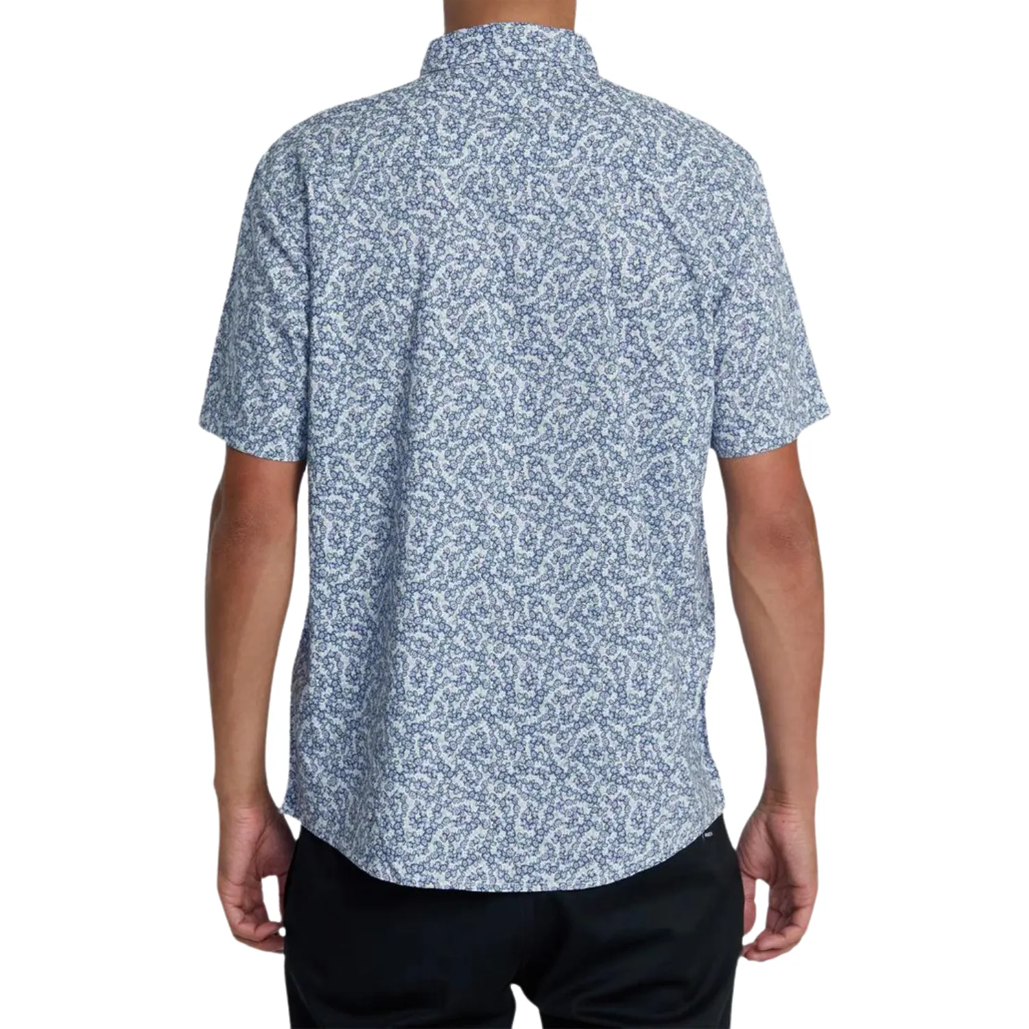 RVCA Micro Gardens Short Sleeve Button Down Shirt - Men's