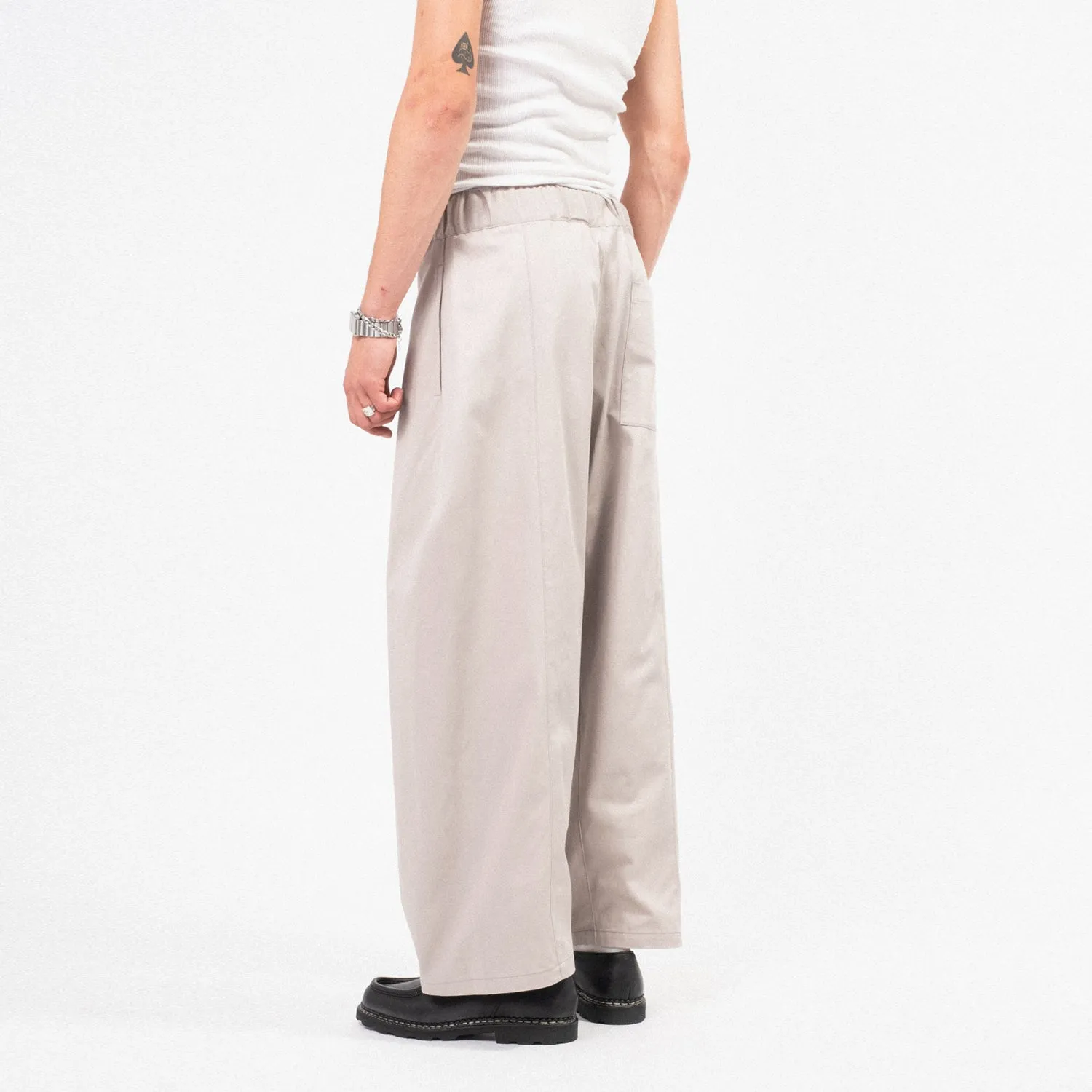 [SAGE NATION] BOX PLEAT TROUSER _ MUTED LILAC
