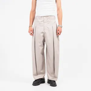 [SAGE NATION] BOX PLEAT TROUSER _ MUTED LILAC
