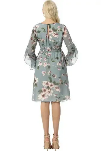 Salena Maternity Floral Print Dress