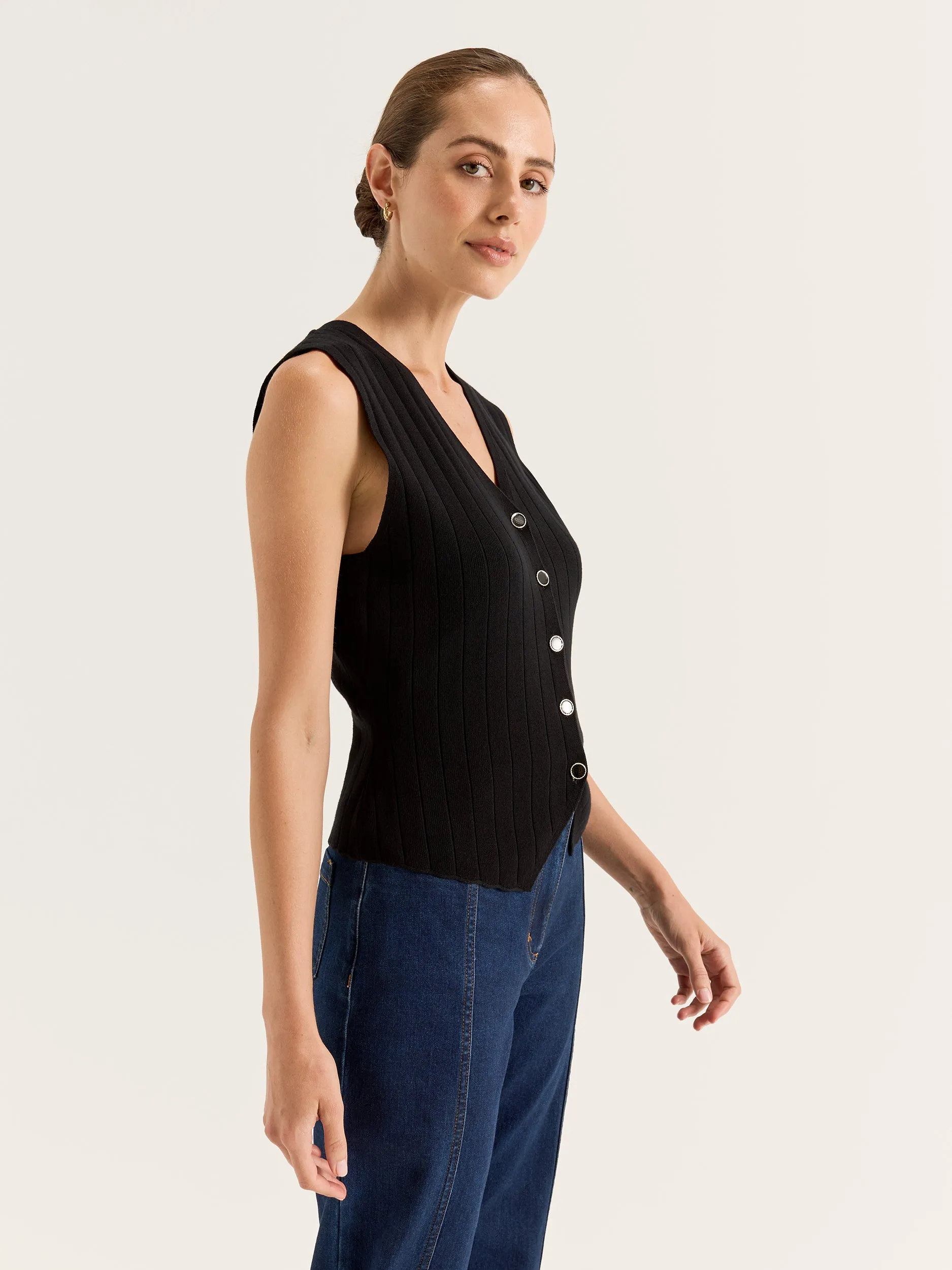 San Lorenzo Vest MoistureControl Fabric DoubleLayered Edging