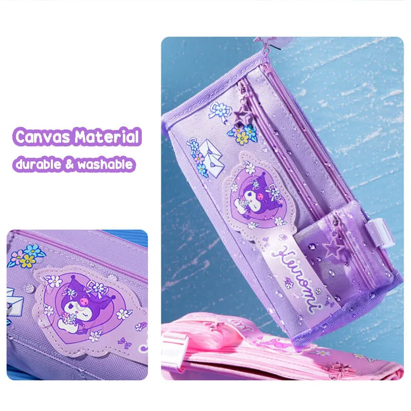 Sanrio Flower Blossom Series Canvas Pencil Case