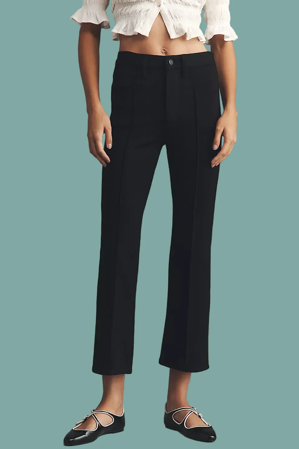 Durable Construction Ripped design Saskia High Rise Ankle Boot Pant